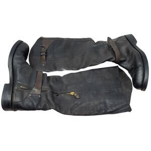 Rag & Bone Goodyear Abbey Leather Riding Boots 39 - US 9
